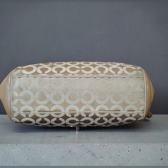 Coach Madeline East West Op Art Sateen Shoulder Bag Handbag - Picture 3 of 8